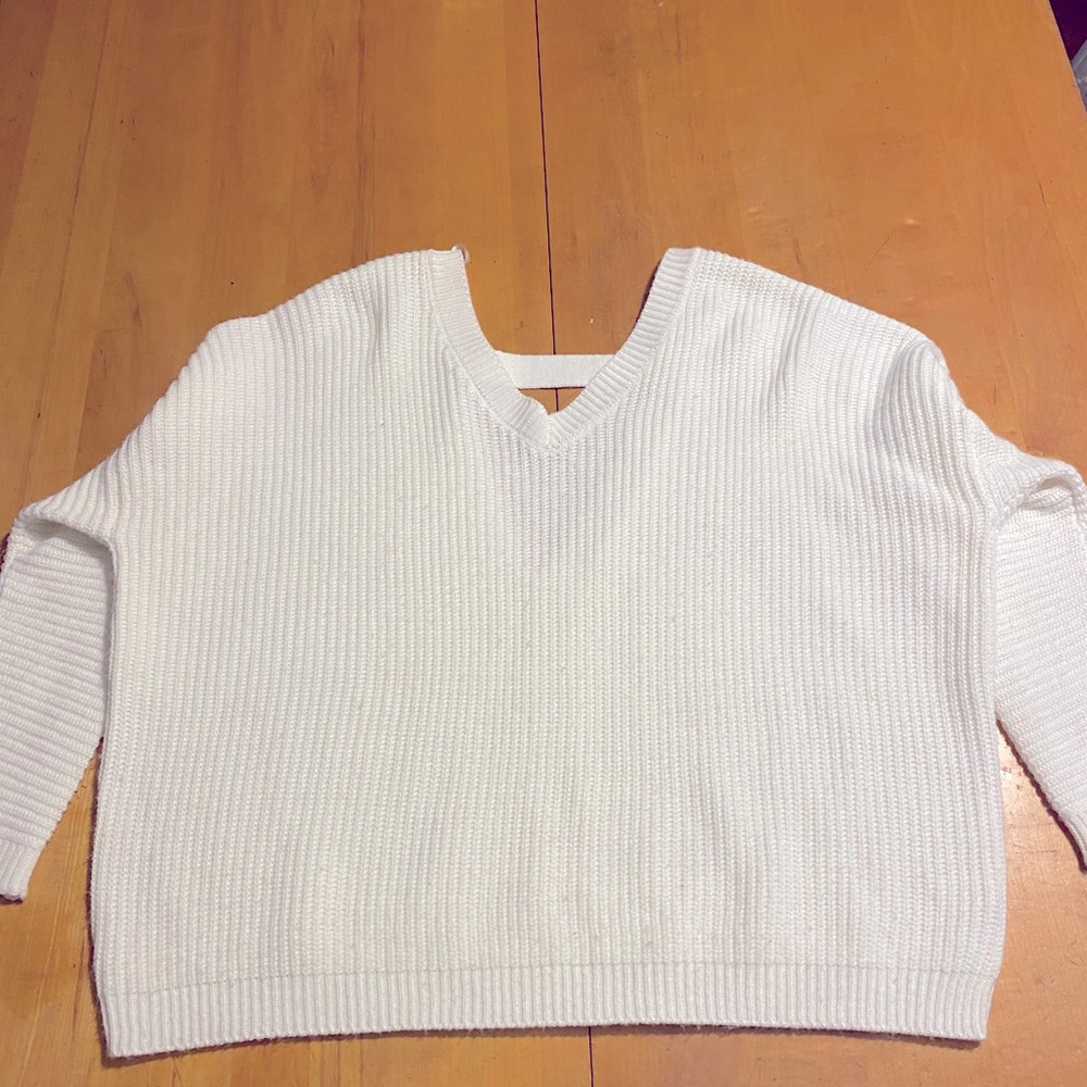 White sweater